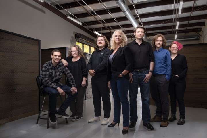 The staff at Technical Resource Solutions, pictured inside of our Woodstock offices.