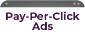 The word &quot;Pay-Per-Click Ads&quot; floating around a desktop designed by Technical Resource Solutions.
